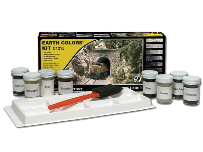Terre à décors - Set de 8 flacons - Woodland C1215 Prix Cassé