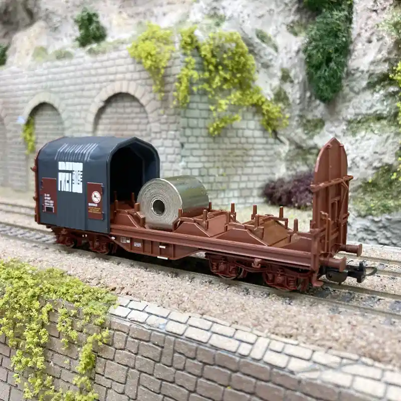 Wagon à bâche coulissante ouverte Shimms, FRET, SNCF, Ep V - PIKO 97132 - HO 1/87 Achat Immédiat