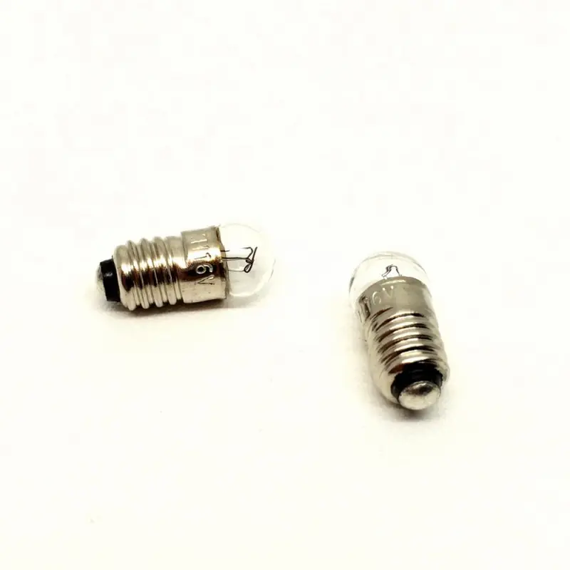 2 ampoules boules à visse E5.5 volts -HO-1/87-9733 Prix Choc