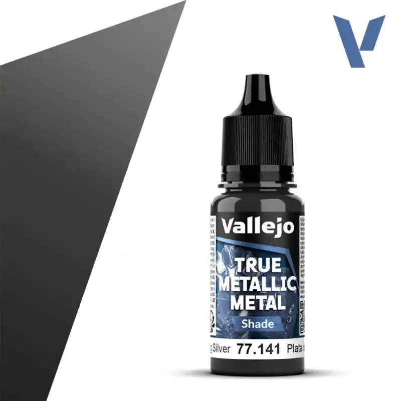 Argent Sterling N°41 - 18ml Shade True Metallic Metal - VALLEJO 77.141 Prix Réduit