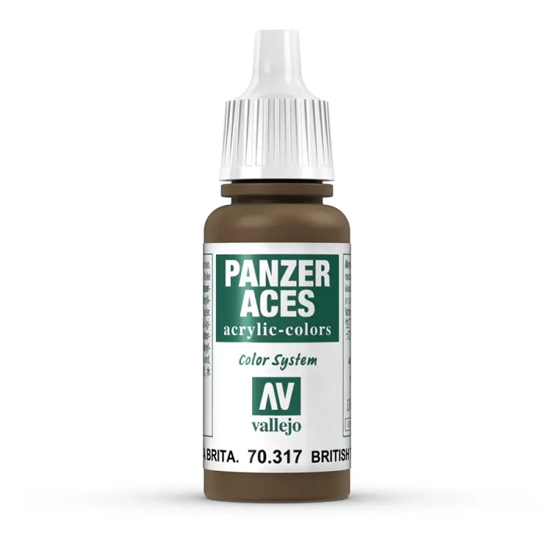 Peinture Acrylique, 17ml, Panzer Aces E.C. GB - VALLEJO 70317 Promotion