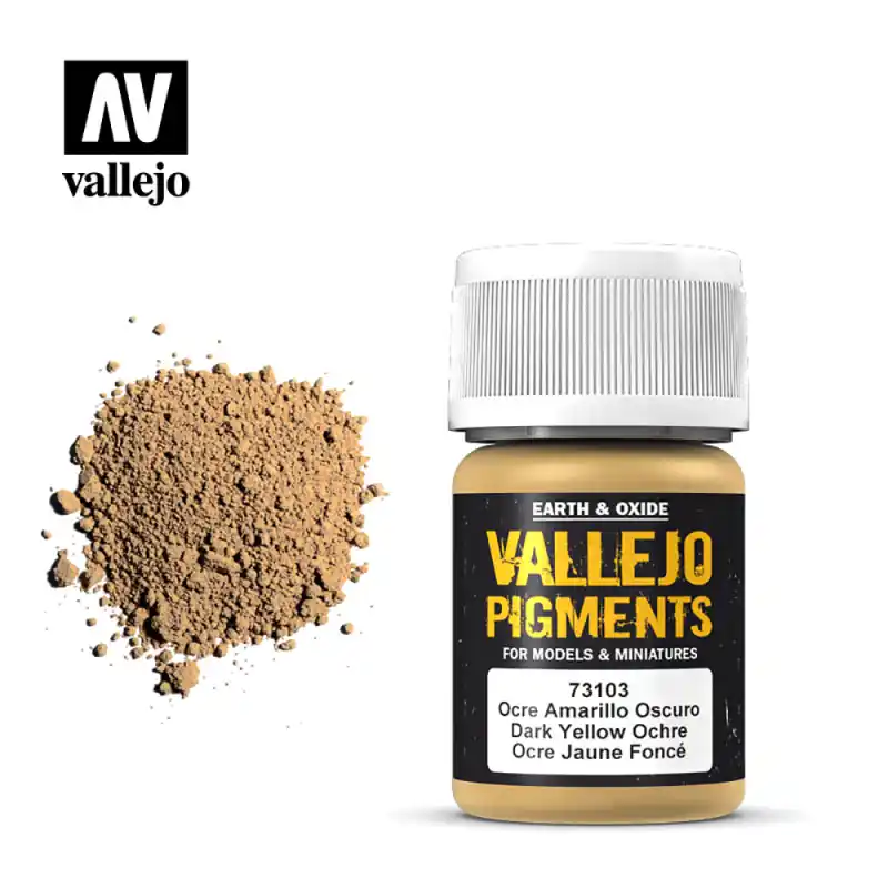 Promotion Pigments à effet, Ocre Jaune Foncé, 35ml - VALLEJO 73103