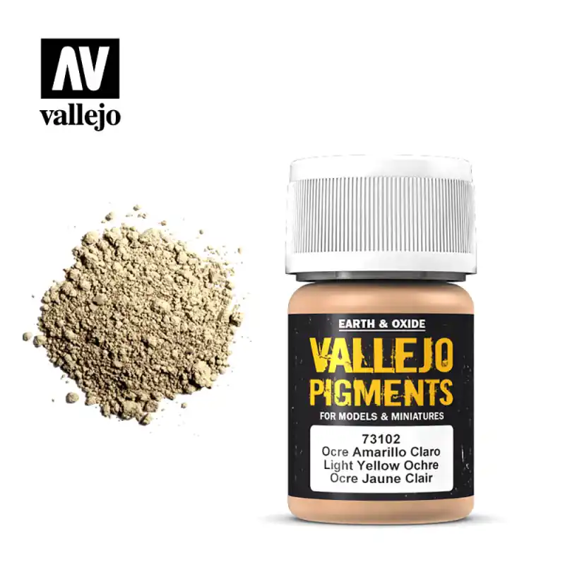 Pigments à effet, Ocre jaune clair, 35ml - VALLEJO 73102 Populaire