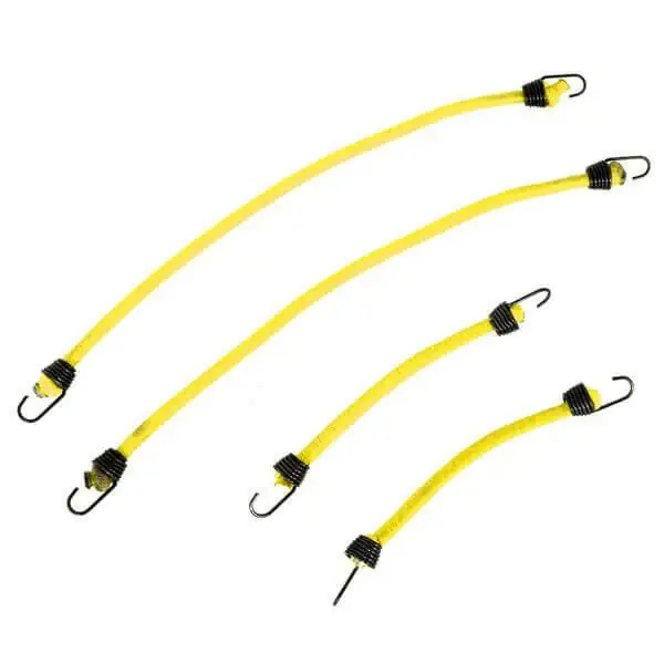 Promotion 4 Tendeurs élastiques jaune - Accessoires pour crawler 1/10