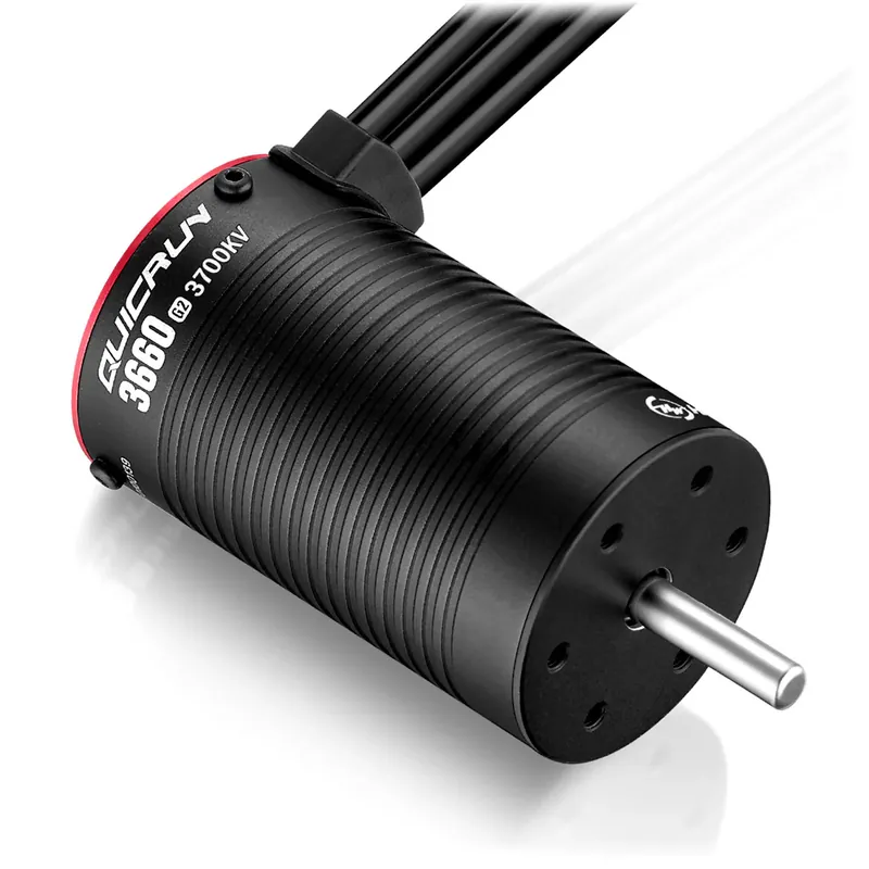 Commander Vite Moteur brushless 1/10 Hobbywing QuicRun 3660SL G2 Axe 5mm Sensorless 3700kV