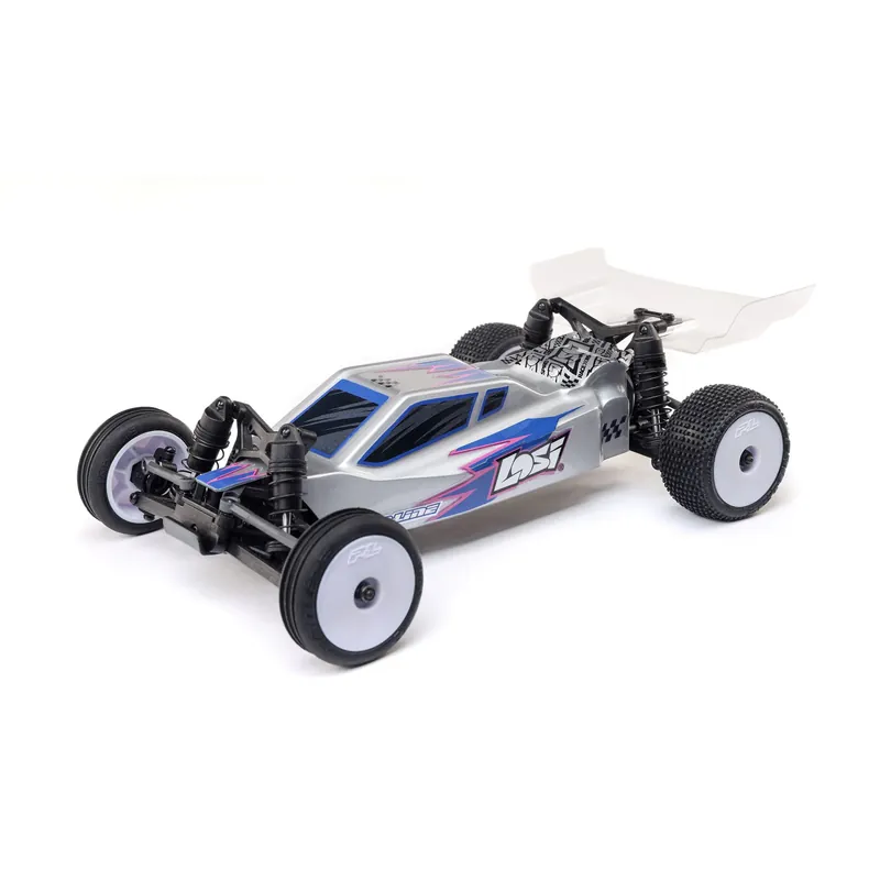 Buggy Losi 1/24 Micro-B 2WD RTR argent - LOS00007T2 Commander Maintenant