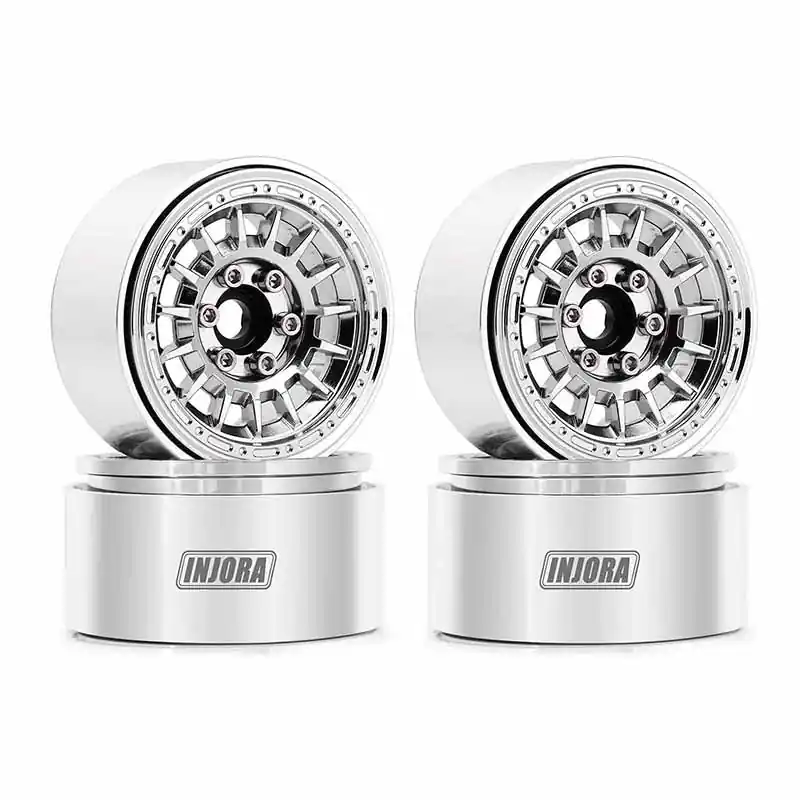 Expédition Rapide Jantes multi-rayons INJORA 1,9" en aluminium CNC pour crawler RC 1/10 - DGW-1902CH
