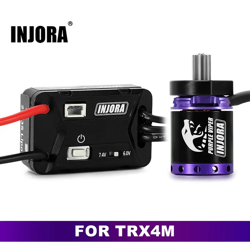 Meilleur Choix ESC brushless étanche MBL32 G2 et moteur Purple Viper 1721 pour TRX4M 1/18 - MBL32G2-INM19-4M