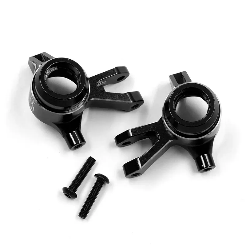 Offre Spéciale Fusée de direction avant noir en aluminium compatible avec Traxxas Mini Maxx Mini XRT