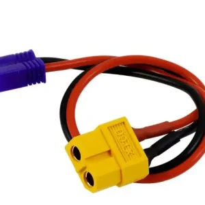 Paiement Sécurisé Adaptateur XT60 femelle vers EC2 mâle - GEAX6F2E2M