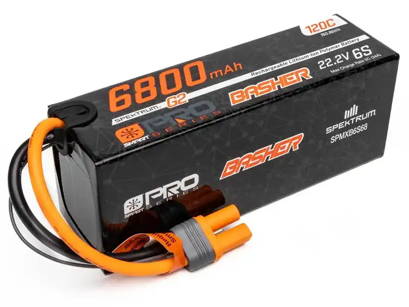 Retour Gratuit Batterie LiPo 6S Smart G2 Pro Basher 22,2 V 6800 mAh (120C) IC5 SPMXB6S68
