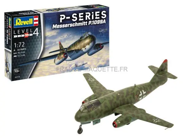 Marque Model Set Messerschmitt P.1099A 1/72 - Revell 63774