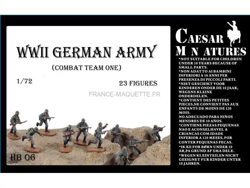 Groupe de combat allemand n°1 - 2e Guerre Mondiale - Caesar HB006 Offre Spéciale