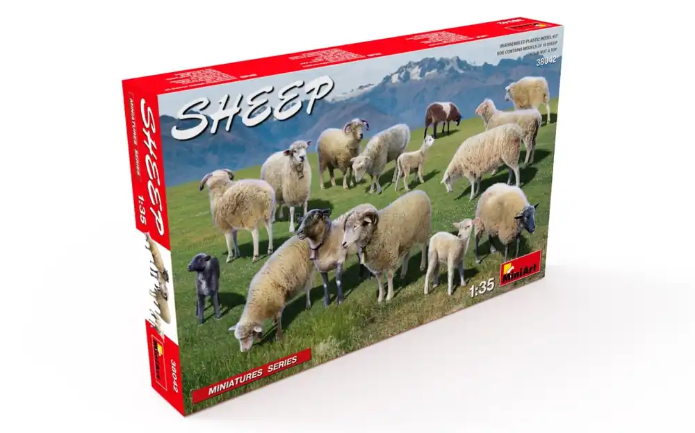 Nouveauté Moutons 1/35 - Miniart 38042