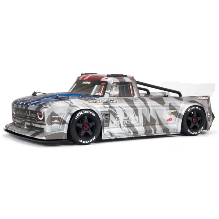 Quantité Limitée ARRMA INFRACTION 6S BLX 1/7 ALL-ROAD TRUCK RTR SILVER - ARA7615V2T2