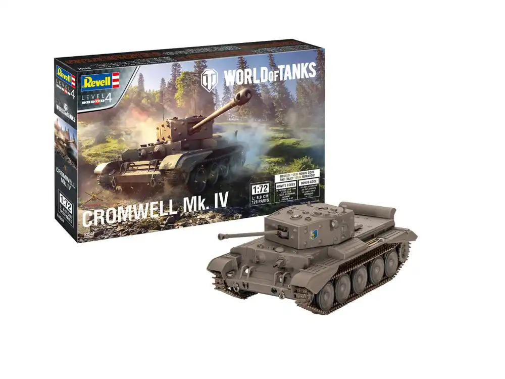 Cromwell Mk. IV World of Tanks Revell - 03504 Paiement Sécurisé