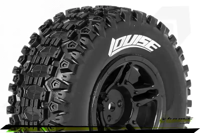 Paiement Sécurisé Louise RC Pneus + Jantes SC-UPHILL - Short Course 1/10 Traxxas Slash - Telluride - Rally - HPI Blitz - Hex 12mm - LR-T3223SBAA