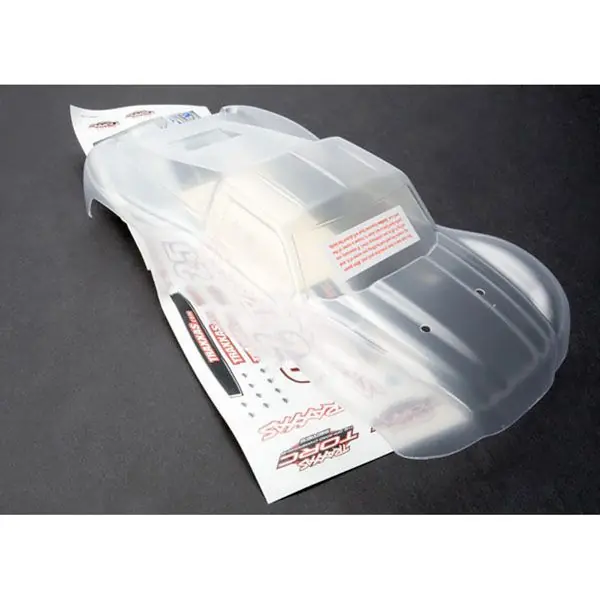 Carrosserie Slash 1/16Eme Transparente + Autocollants TRAXXAS - 7012 Pas Cher