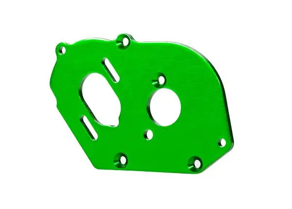 Plaque Moteur Alu 4mm Anodisee Verte TRAXXAS - 9490G Nouvelle Collection