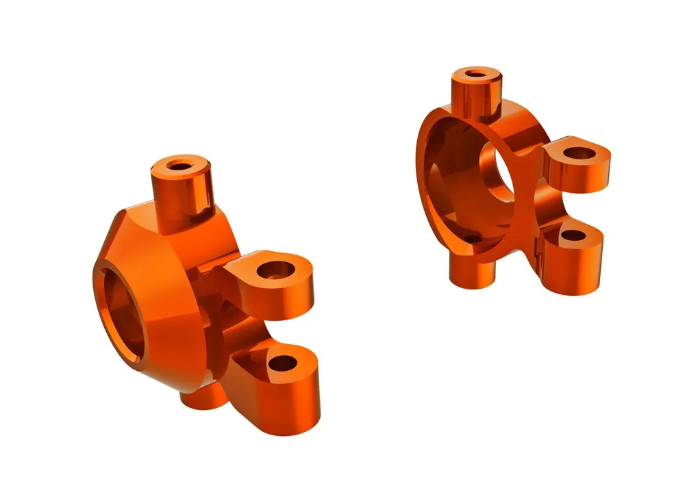 Fusees de Direction Gauche / Droit Alu Anodisees Orange (x2) - TRX4-M TRAXXAS - 9737-ORNG Haute Qualité
