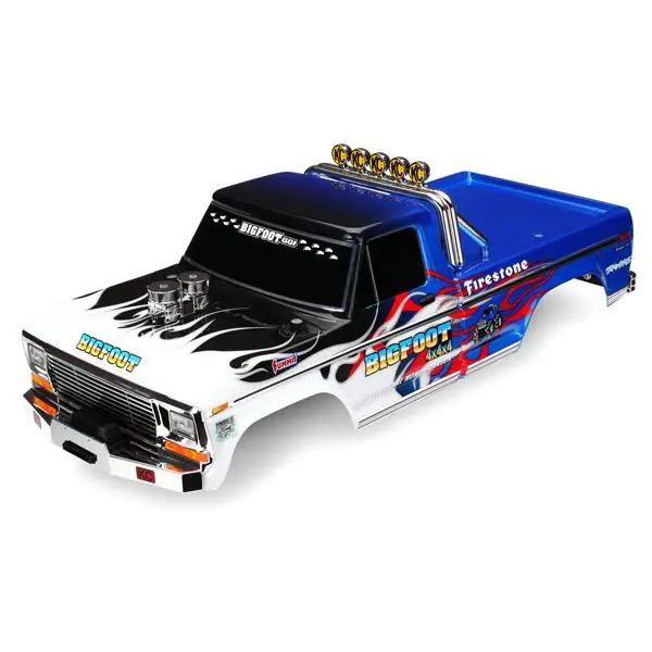 Commande En Gros Carrosserie Bigfoot Flamme TRAXXAS - 3653
