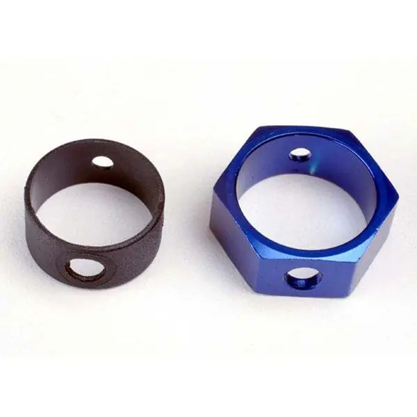 Adaptateur de Frein + Hexagone Alu Bleu TRAXXAS - 4966 Dernière Chance