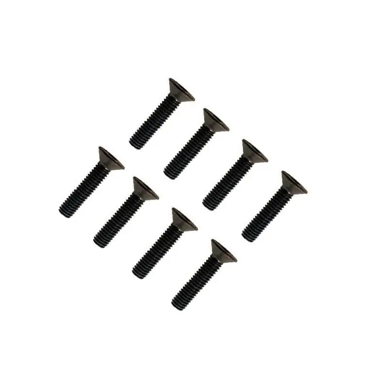 Expédié Aujourd'hui FTX Vis à Tête Plate Hexagonale M4x20mm (8pcs) - FTX-SFH076