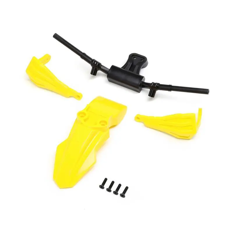Nouvel Arrivage Losi Garde-boue / Protège-mains / Guidon Jaunes Promoto-SM- LOS-2292