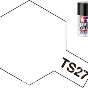 Promotion peinture maquette tamiya bombe ts27 blanc mat