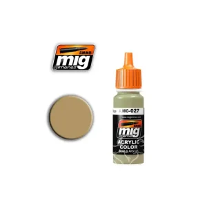 MIG peinture authentique 027 RAL8031 F9 GERMAN SAND BEIGE (AK-728) 17ml Dernière Chance