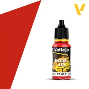 Vallejo Peinture Acrylique Model Air 71003 Rouge RLM23 18ml Bon Plan