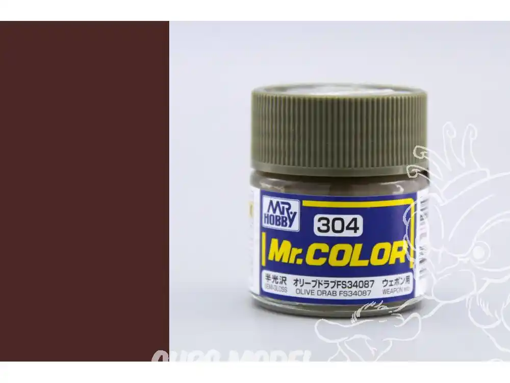 peinture maquette Mr Color C304 Vert olive FS34087 satiné 10ml Jusqu'à Épuisement Des Stocks