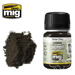 MIG pigments 3020 Scorie métallique - Metal Slag 35ml Petit Prix