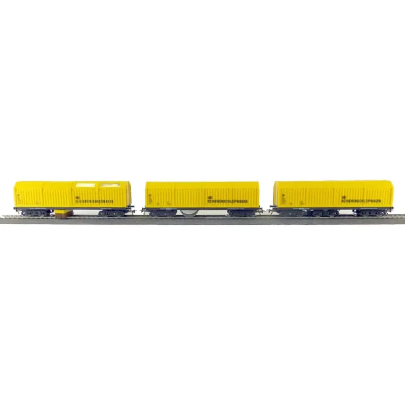 3 wagons nettoyeurs de voies - Lux Modellbau 9635 - HO 1/87 - 3R Achetez Aujourd'hui