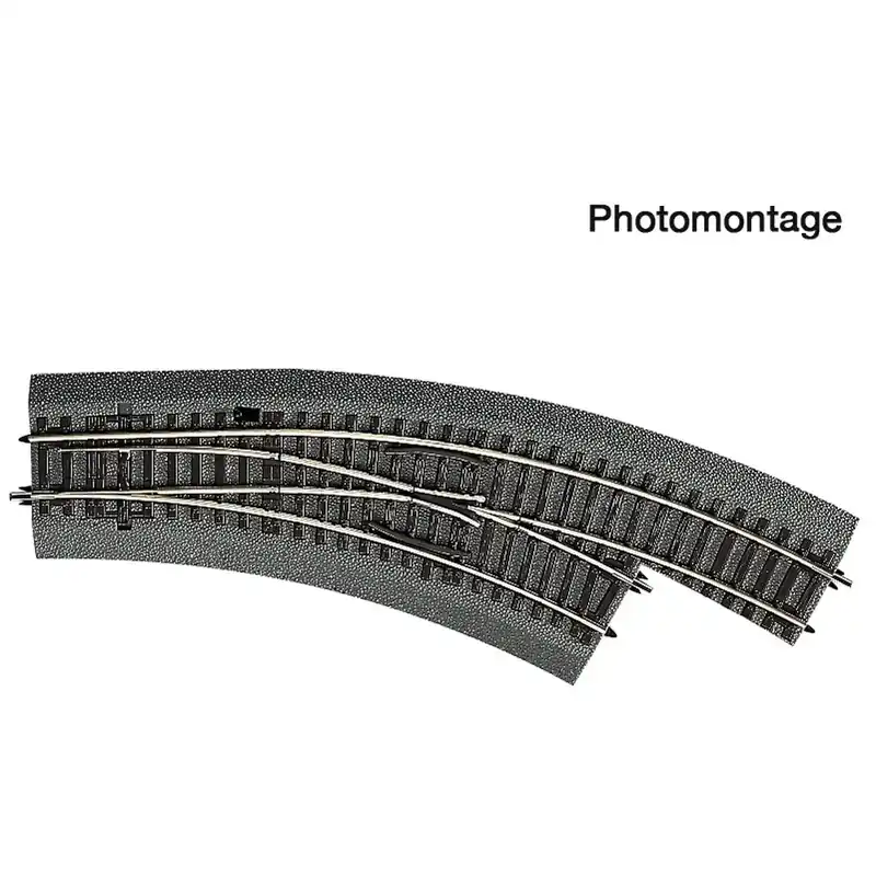 Haute Qualité Aiguillage courbe droit BWr2/3 - Roco 42561 - HO 1/87