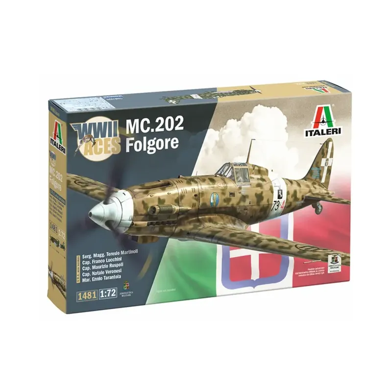 Avion MC.202 Folgore Aces - Italeri 1481 - 1/72 Paiement Sécurisé