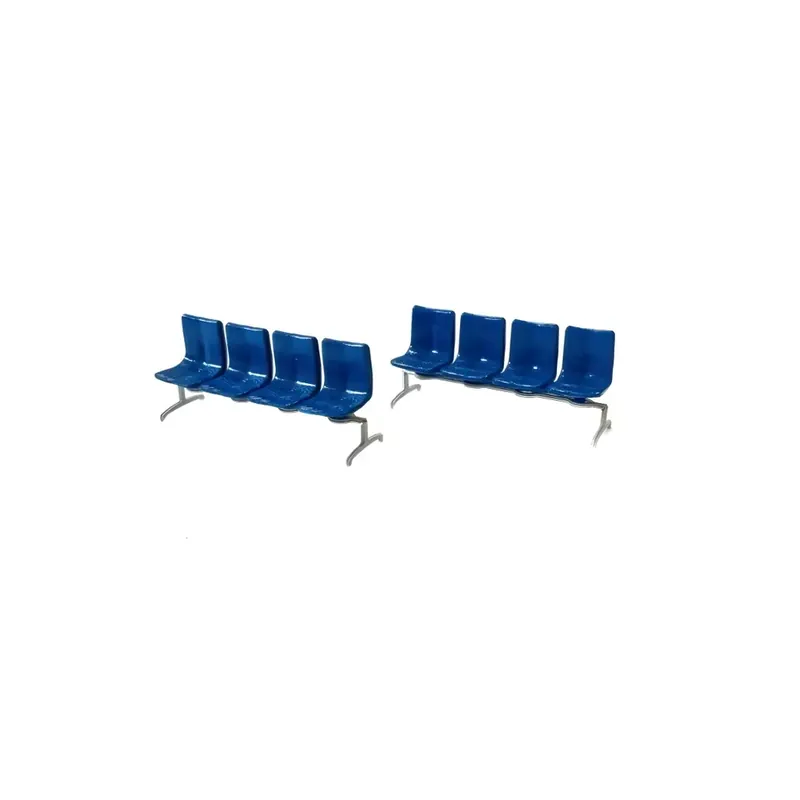 Haute Qualité Bancs bleus - 87TRAIN 221068 - HO 1/87