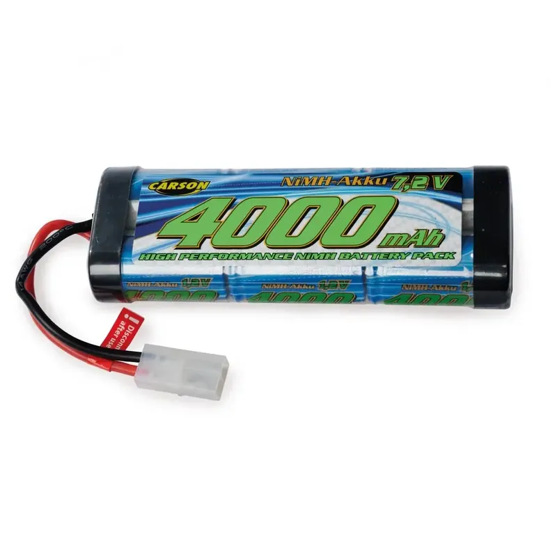 Batterie NiMH 7,2V 4000mAh Race avec connecteur Tamiya - CARSON 500608225 Produit De Marque