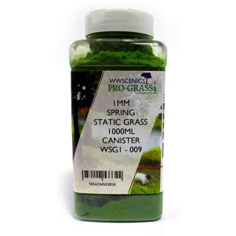 Bidon Herbe statique 1 mm Printemps 1 000 ml - wwscenics WSG1009 Affaire À Saisir