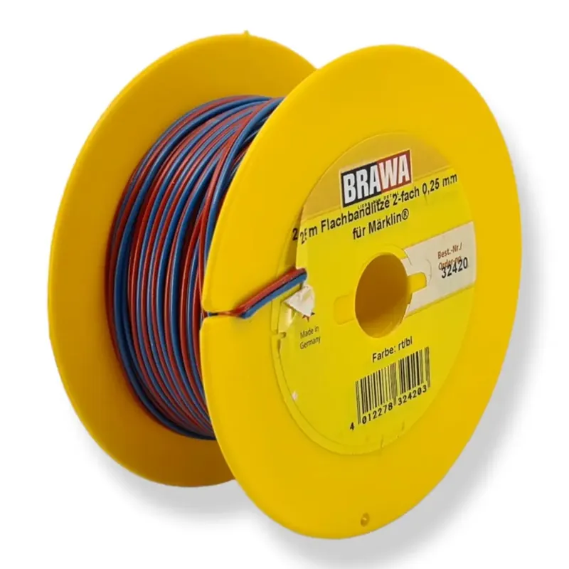 Bobine de câble - Brawa 32420 - rouge / bleu - pour Märklin Satisfait Ou Remboursé