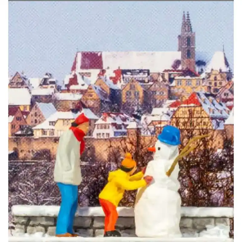 Livraison Express Bonhomme de Neige - PREISER 99603 - HO 1/87