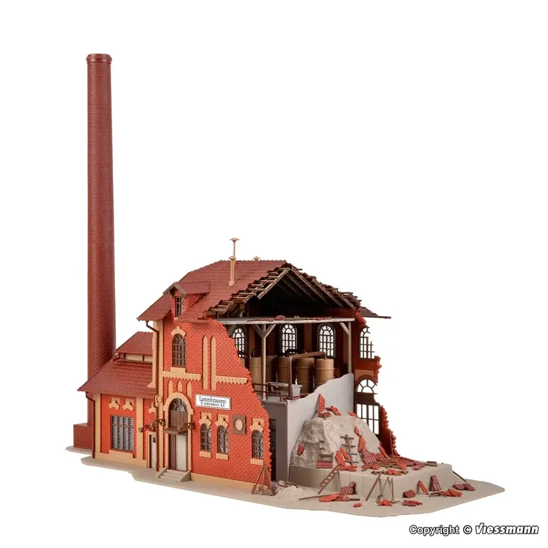 Produit De Marque Brasserie en démolition - Vollmer 45621 - HO 1/87 - 340 x 140 x 300 mm