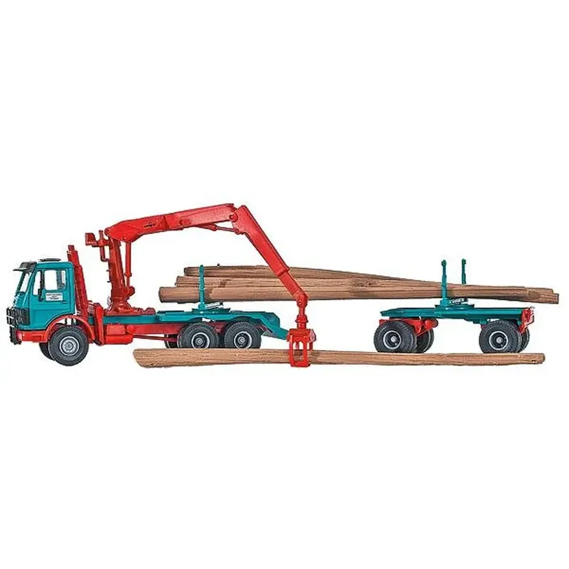 Solde Camion Long - Transporteur à Grumes - Kibri 12201 - HO 1/87