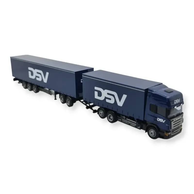 Camion Scania R Topl AWM 76172 - HO 1/87 - Eurocombl DSV Top Vente