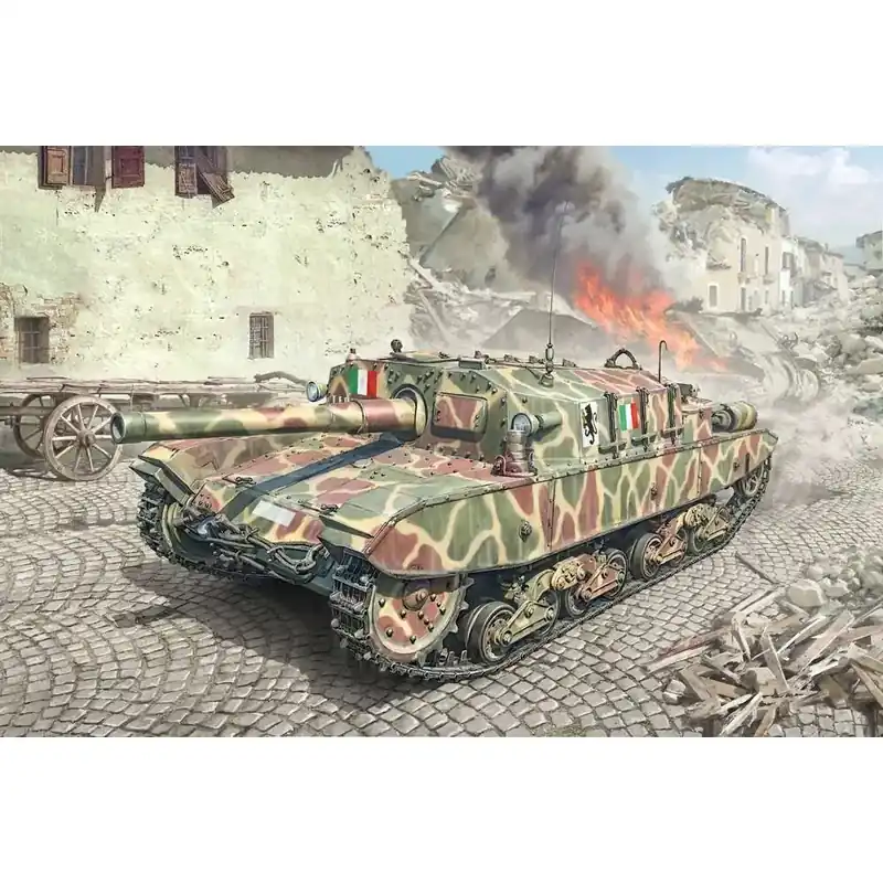 Char 1/35 Semovente M43 da 105/25 - ITALERI 6751 - 1/35 Meilleur Choix