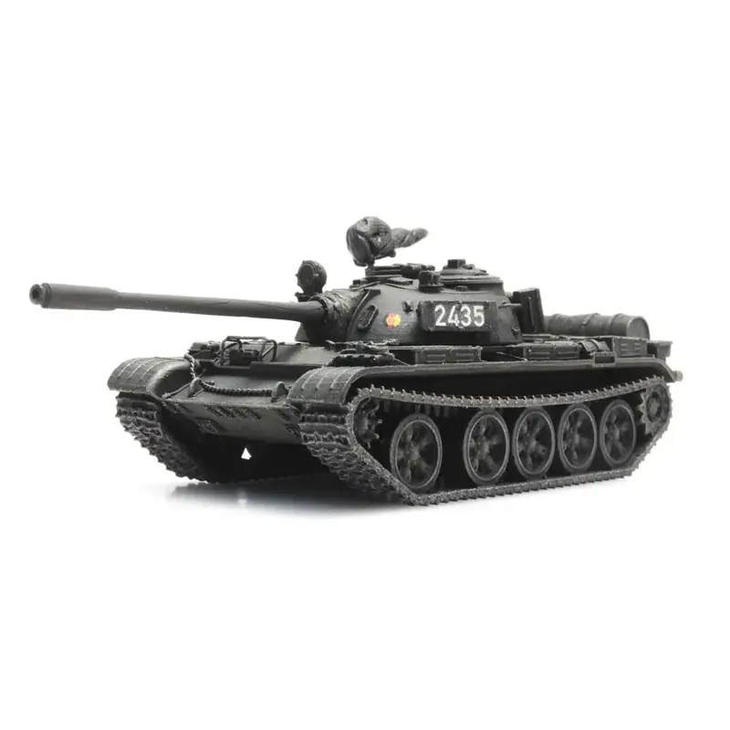 Char transport ferroviaire T-55A NVA, prêt à l‘emploi - Artitec 6870234 - HO 1/87 Super Prix