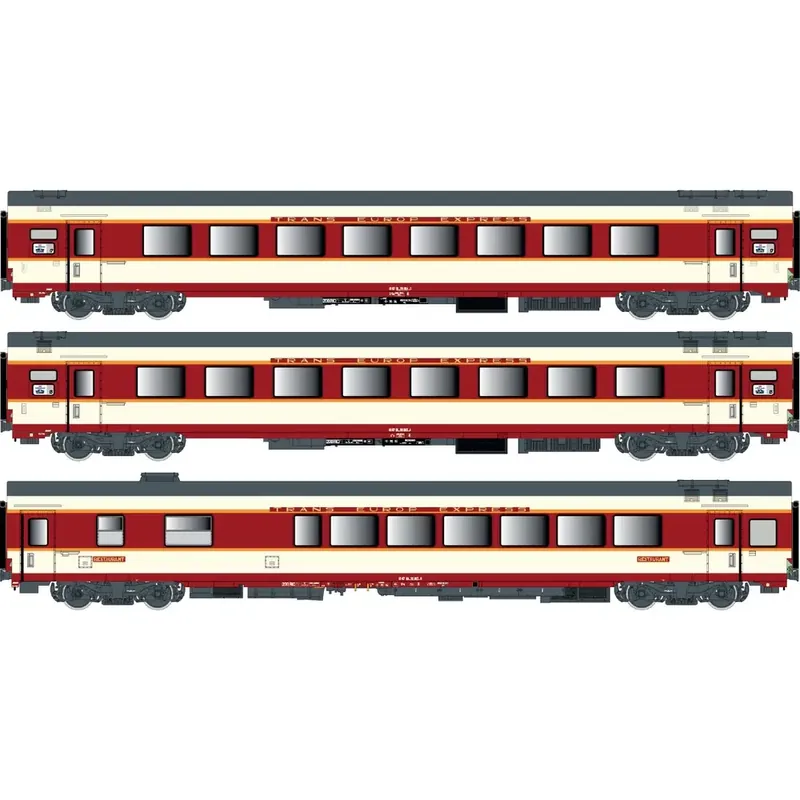 Coffret 3 voitures voyageurs Grand Confort - LS MODELS 40081DC - SNCF - HO 1/87 - EP IV Achat Immédiat