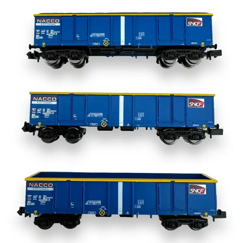 Coffret de 3 wagons tombereaux Eamnos - Arnold HN6602 - N 1/160 - SNCF - Ep VI - 2R Solde