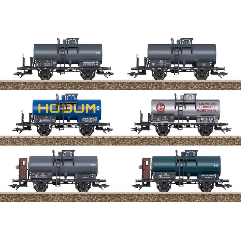 Coffret de wagons-citernes - Trix T24170 - privée - HO 1/87 - EP. III - 2R Offre Limitée
