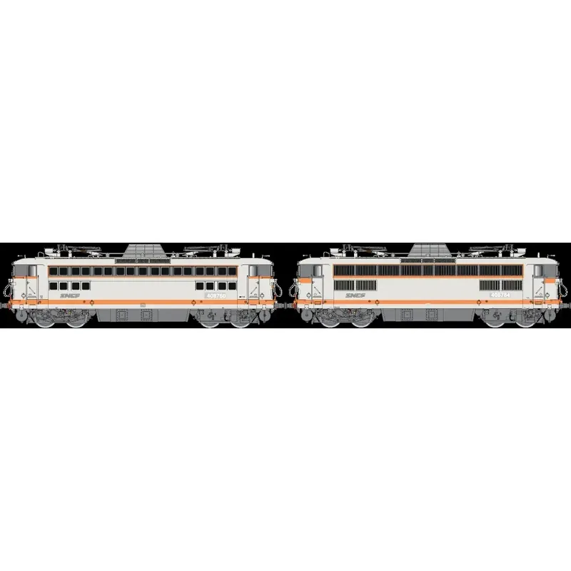 Expédié Aujourd'hui Couplage de Locomotives Électriques BB 408760 + BB 408784 - R37 HO 41080D - HO 1/87 - SNCF - EP V - Digital - DC
